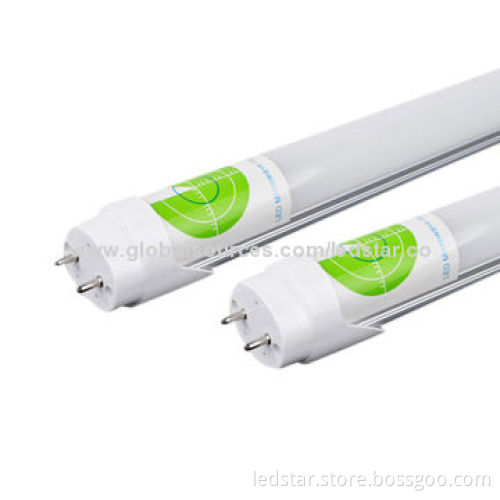 T8 LED Tubes, Radar Sensor 2835 SMD Chip/1.2m/23W Power/97lm/W/2,800 to 6,500K Color Temperature